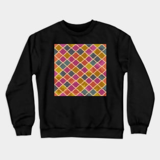 sophisticated Tile pattern Crewneck Sweatshirt